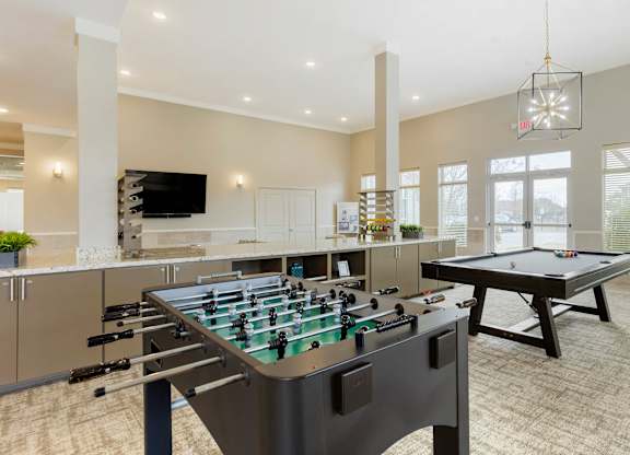 game room at La Veranda at Polly Lane Apartments,Lafayette, LA 70508