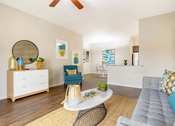 Living Room at La Veranda at Polly Lane Apartments,Lafayette, Louisiana
