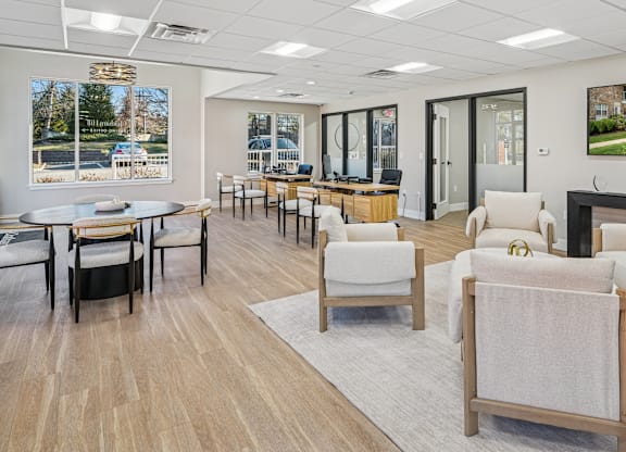 Modern Lounge at Chatham Hill Apartments in Chatham, NJ