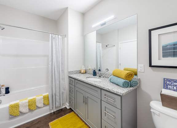 Vanity at Lumen Apartments, Hampton, VA