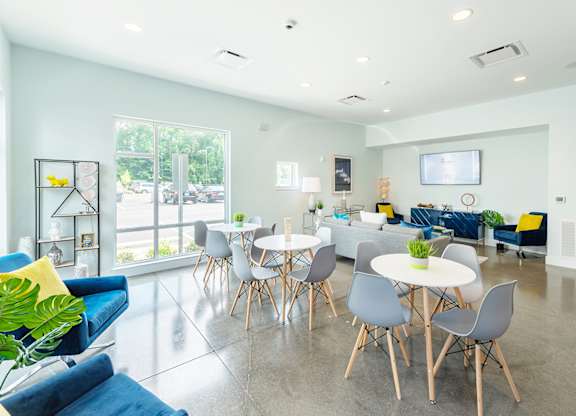 Dining and living at Lumen Apartments, Hampton, 23666