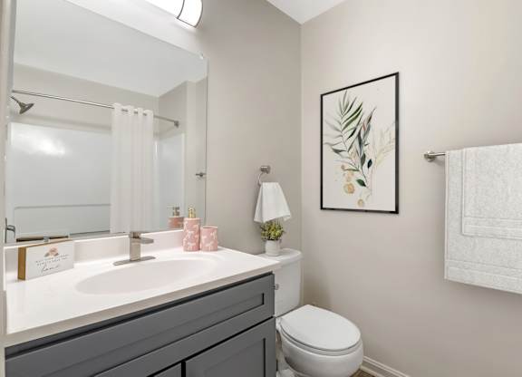 Modern Bathroom at The Apartments at Owings Run, Owings Mills