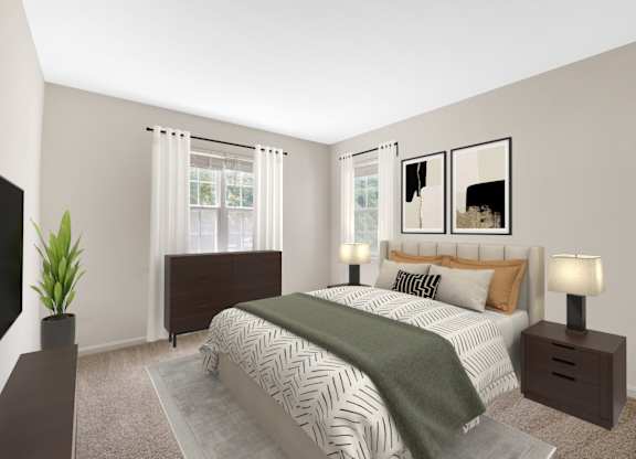 Large Bedroom at The Apartments at Owings Run, Owings Mills, MD