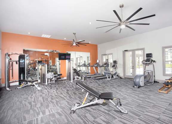 Fitness center area at Robley Place, Lafayette, Louisiana