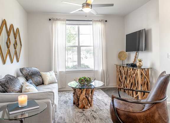 Living room at Robley Place, Lafayette, Louisiana