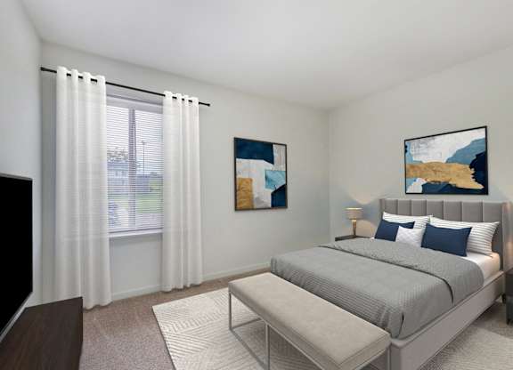 Large Bedroom at The Apartments at Saddle Brooke, Cockeysville, MD, 21030