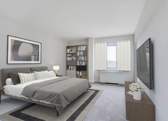 White interior at Seminary Towers, Alexandria, VA
