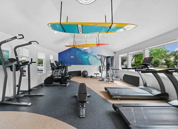 Fitness Center at Quail Ridge Apartments in Plainsboro, NJ