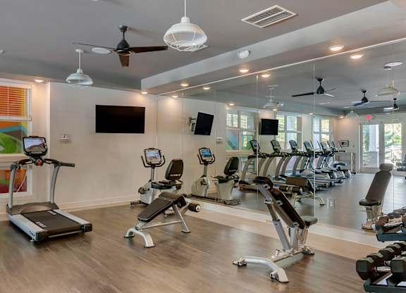 Gym at Skyland Exchange Apartments, North Carolina