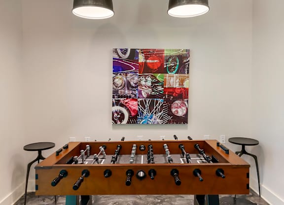 Skyland Exchange Game Room at Skyland Exchange Apartments, Asheville, North Carolina