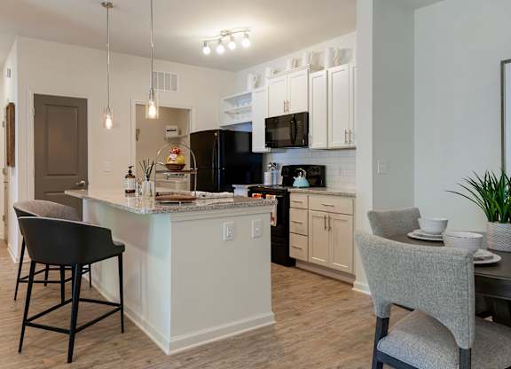 Appliances in the kitchen at Skyland Exchange Apartments, Asheville, NC
