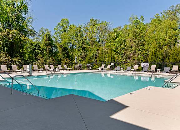 Swimming at Skyland Exchange Apartments, Asheville, NC