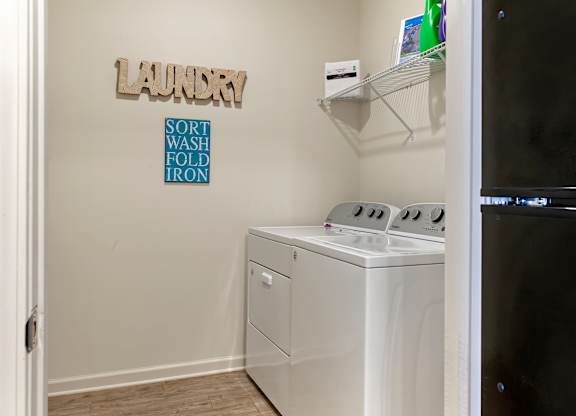 Laundry Room at Skyland Exchange Apartments, Asheville