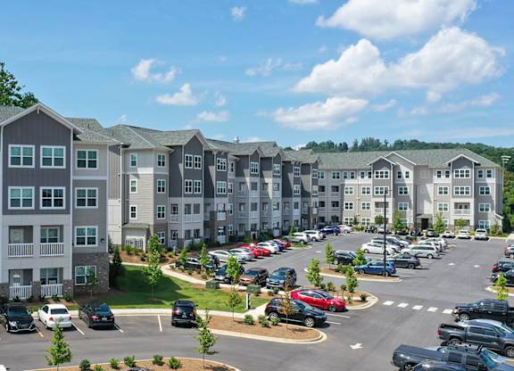 Exterior at Skyland Exchange Apartments, Asheville