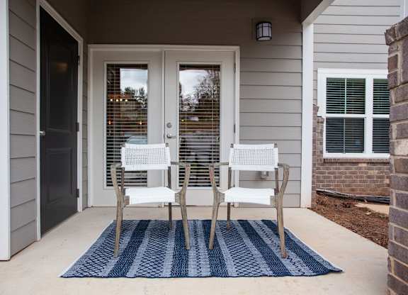 Skyland Exchange Patio at Skyland Exchange Apartments, North Carolina
