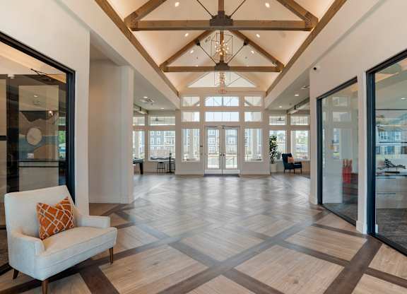 Clubhouse interior at The Mason at Fremaux Park, Slidell