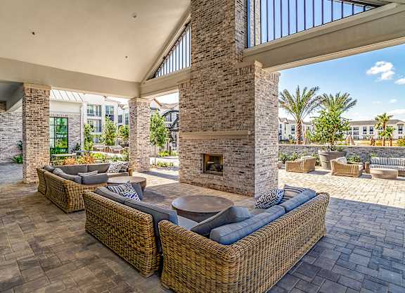 Lounge area at The Rosemary Apartments, Texas, 77346