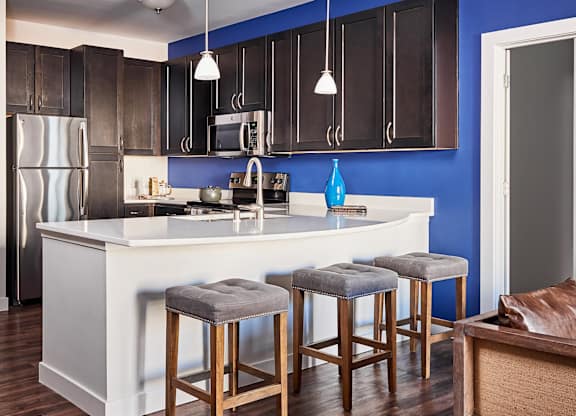 Fully Furnished Kitchen at Waterstone at Hamburg Apartments, Kentucky, 40509
