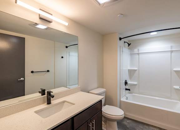 Bathroom with sink at The 503 Apartments, Dayton