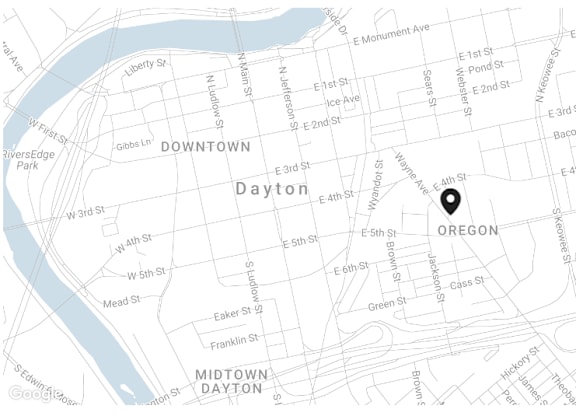 Map at Wheelhouse Lofts, Dayton