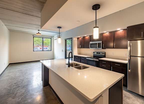 Spacious Kitchen at The 503 Apartments, Dayton, OH, 45402