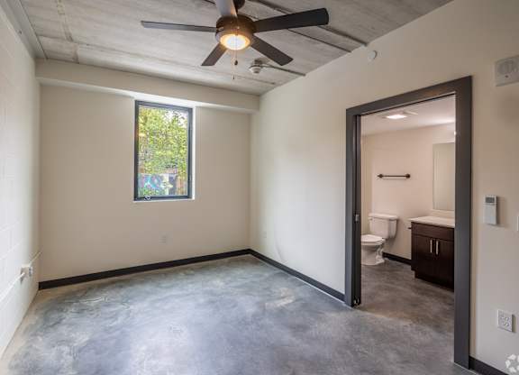 Room with ceiling fan at The 503 Apartments, Dayton