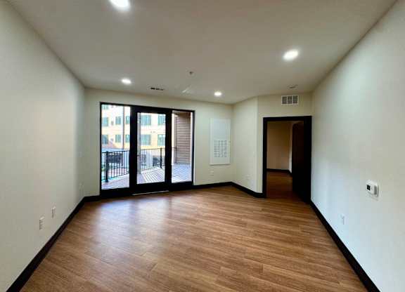Vacant room with Wooden Floor at The Yard Apartments, Louisville, Kentucky