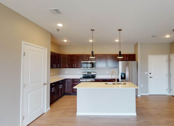 Kitchen Unit at The Haven on Veterans, Fargo, North Dakota