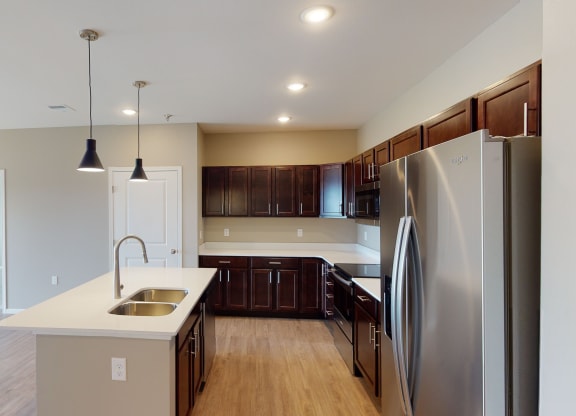 Modern Kitchen at The Haven on Veterans, Fargo, 58104