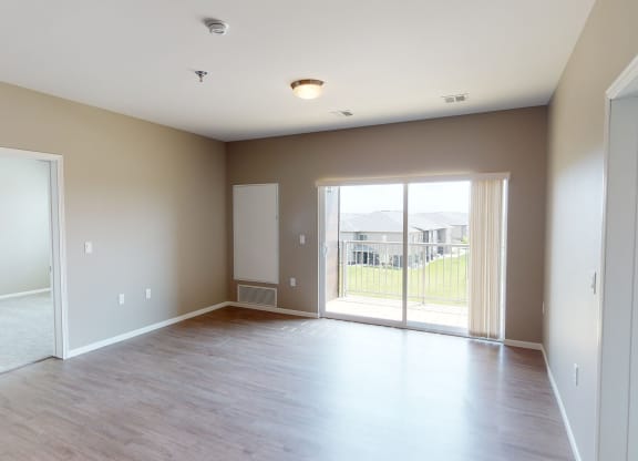 Unfurnished Living Area at The Haven on Veterans, North Dakota, 58104
