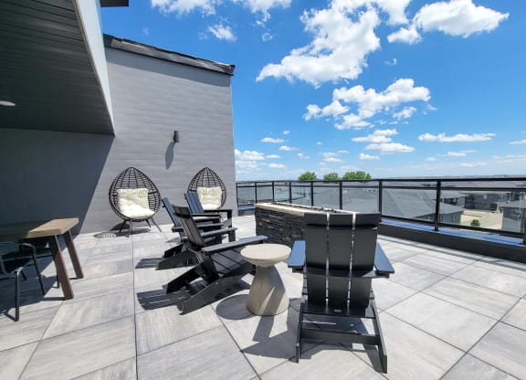 Rooftop Deck at The Haven on Veterans, Fargo, 58104