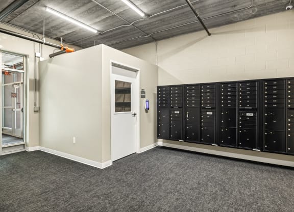 the locker room at the house at The Standard on 32nd, West Fargo, ND