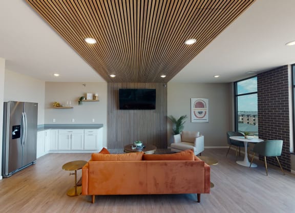 Clubroom With TV at The Haven on Veterans, Fargo, ND, 58104