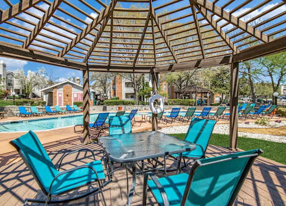 Swimming Pool With Relaxing Sundecks at Foxborough Apartments, Irving, Texas
