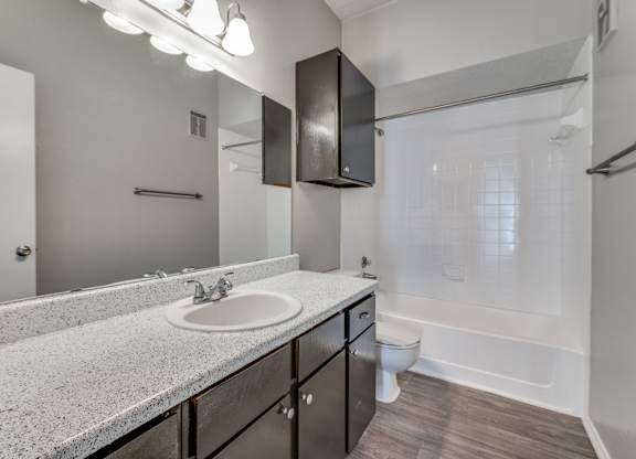 Bathroom at Foxborough Apartments, Irving, TX, Texas, 75061