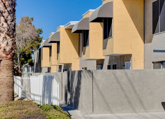 apartment buildings at Summer Meadows, Las Vegas, Nevada