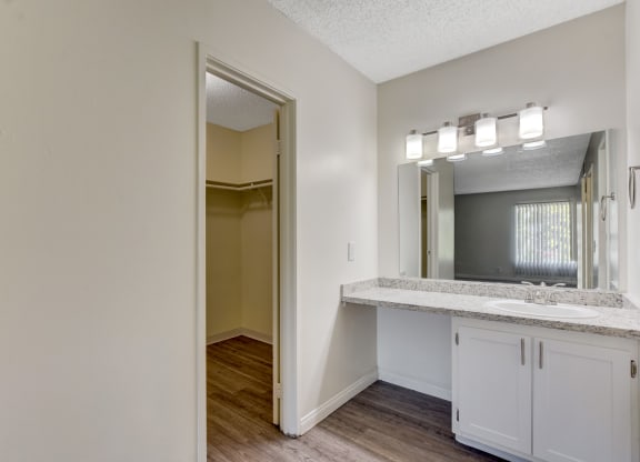 bathroom sink area at Summer Meadows, Nevada