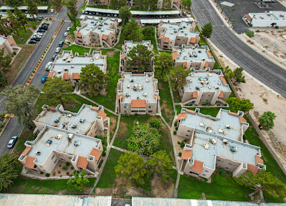aerial view at Desert Bay Apartments, Laughlin,89029
