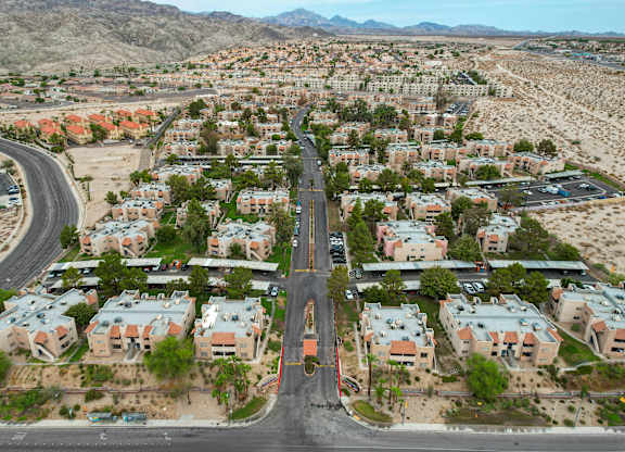 aerial top view at Desert Bay Apartments, Laughlin, NV