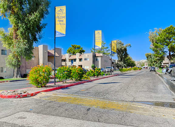 entrance at Desert Bay Apartments, Laughlin, Nevada