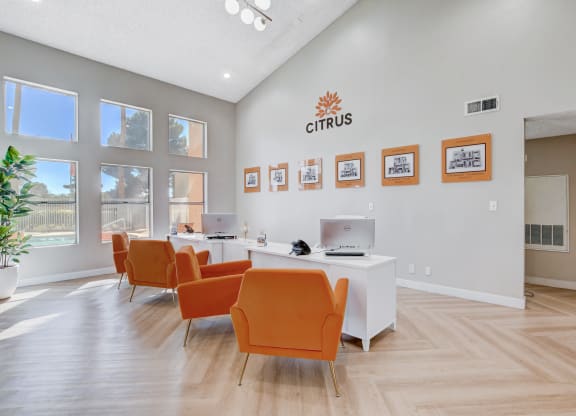 Large windows at Citrus Apartments, Las Vegas,89101