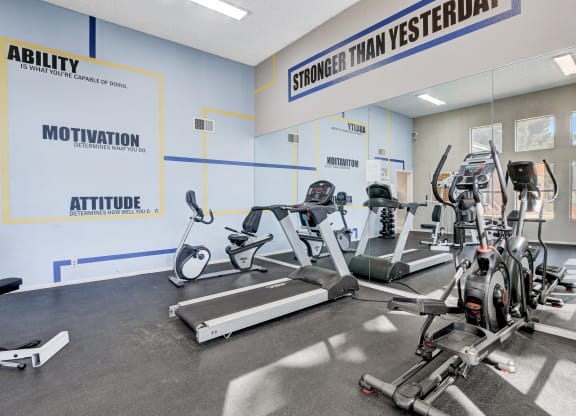 Fitness center at Citrus Apartments, Las Vegas, Nevada