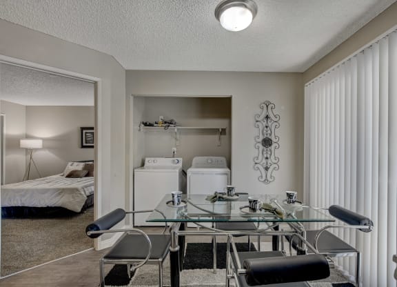 Fully Equipped Dining Area at Citrus Apartments, Las Vegas, Nevada