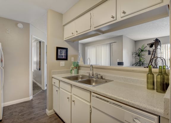 Renovated Kitchen at Citrus Apartments, Las Vegas, Nevada