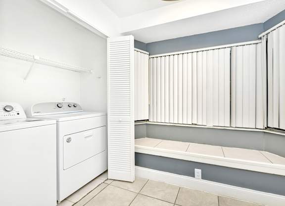 laundry sitting area