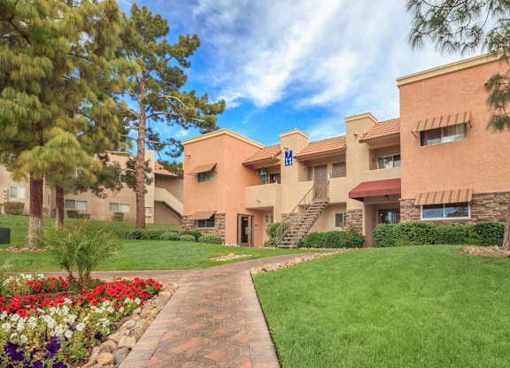 leasing entrance at Desert Bay Apartments, Laughlin, Nevada