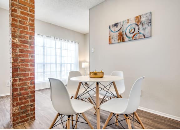 Elegant Dining Room at Foxborough Apartments, Irving, TX