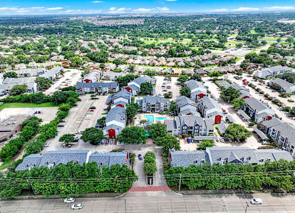 A bird's eye view at Seacrest Apartments, Garland, 75044
