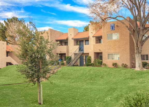 Garden Area at Desert Bay Apartments, Laughlin, Nevada, 89029
