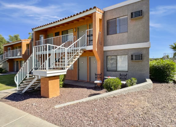 Front View Of Main Building at Valencia Park, Phoenix, Arizona, 85008